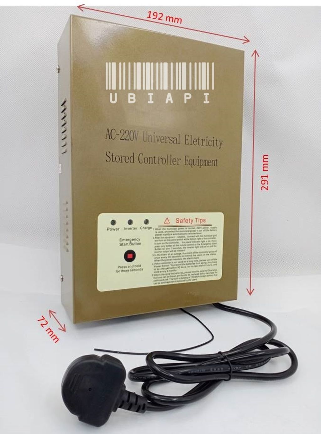 Spec-Back Up Battery